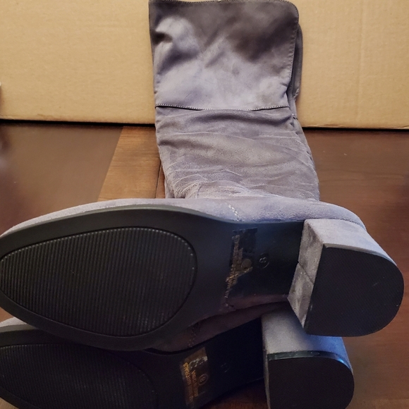 Nature Breeze Faux Seuede Knee High Boots - Picture 2 of 7